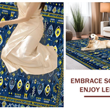 Luxurious Multicolored Tribal Composition(Blue)