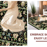 Striking Earthy Floral Aesthetics(Black)