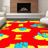 Creative Youthful Expression Motif(Red)