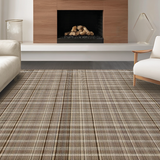 Chic Low Pile Checkerboard Aesthetic(Beige)