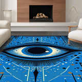 Chic Colorful Tiled Artwork(Blue)