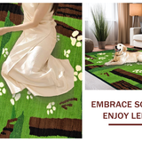 Charming Woodland Footprint Aesthetic(Green)