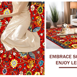 Elegant Tropical Colorful Design(Red)