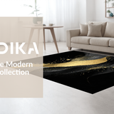 Elegant Black White Artful Display(Black)