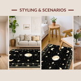 Ethereal Moonlit Geometric Allure(Black)