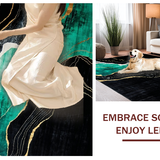 Chic Black and Green Harmony(Black)