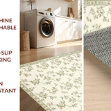Cozy Hand Hooked Country Motif(Beige)