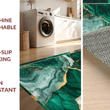 Chic Low Pile Textured Marble Theme(Green)