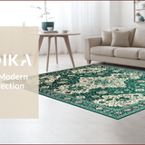 Chic Earthy Geometric Motif(Green)
