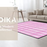 Pastel Houndstooth Chic Aesthetic(Pink)