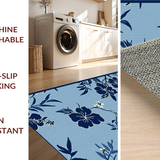 Vibrant Tropical Motif Runner(Blue)