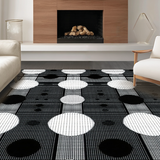 Chic Modern Geometric Aesthetic(Black)