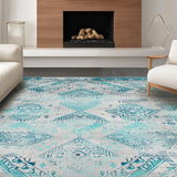 Contemporary Floral Textural Fusion(Blue)