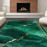 Contemporary Green Veined Elegance(Green)