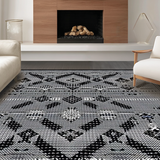 Artistic Monochrome Diamond Arrangement(Black)