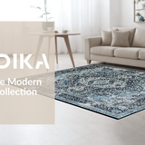 Bold Contemporary Diamond Motif(Blue)