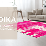 Chic Plush Abstract Visual(Pink)