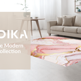 Sleek Modern Abstract Finish(Red)