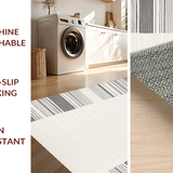 Contemporary Neutral Linear Design(White)