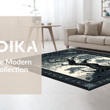 Luxurious Black and Grey Tapestry(Gray)