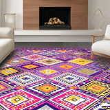 Chic Multi Colored Diamond Motif(Pink)