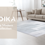 Ultra Soft Area Rug, Non Slip, Stain Resistant, Washable Area Rugs for Living Room, Bedroom, Sleek Neutral Shaggy Elegance(Gray)