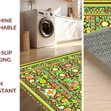 Ultra Soft Area Rug, Non Slip, Stain Resistant, Washable Area Rugs for Living Room, Bedroom, Contemporary Springtime Color Palette(Brown)