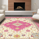 Chic Gold Trimmed Medallion Design(Ivory)