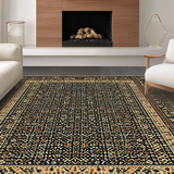 Sophisticated Abstract Tiled Arrangement(Black)