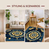 Luxurious Abstract Circle Composition(Blue)