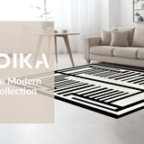 Ultra Soft Area Rug, Non Slip, Stain Resistant, Washable Area Rugs for Living Room, Bedroom, Chic Rustic Zebra Pattern Design(Beige)