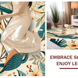 Charming Tropical Floral Fusion(Beige)