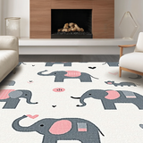 Elegant Earthy Toned Safari Scene(Gray)