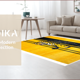 Ultra Soft Area Rug, Non Slip, Stain Resistant, Washable Area Rugs for Living Room, Bedroom, Bold Animal Print Bedroom Non-Slip Accent Carpet(Blue)