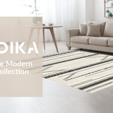 Cosy Beige and Black Symmetry(Beige)