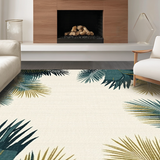 Ultra Soft Area Rug, Non Slip, Stain Resistant, Washable Area Rugs for Living Room, Bedroom, Luxurious Gray and White Geometric Art(Beige)