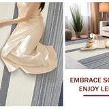 Cozy Textured Cream and Navy(Blue)