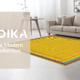 Funky Multi Hued Patterned Statement(Yellow)