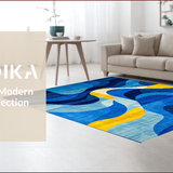 Contemporary Geometric Fusion Aesthetic(Blue)