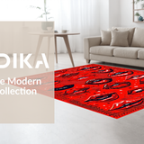 Chic Modern Lip Motif(Red)