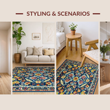 Lively Abstract Paisley Aesthetics(Blue)