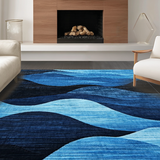 Modern Vibrant Linear Flow(Blue)