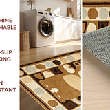 Ultra Soft Area Rug, Non Slip, Stain Resistant, Washable Area Rugs for Living Room, Bedroom, Natural Fiber Textured Look(Brown)