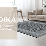 Ultra Soft Area Rug, Non Slip, Stain Resistant, Washable Area Rugs for Living Room, Bedroom, Neutral Warmth Textured Bath Mat(Gray)