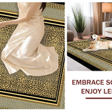 Ultra Soft Area Rug, Non Slip, Stain Resistant, Washable Area Rugs for Living Room, Bedroom, Neutral Toned Leopard Pattern(Beige)