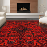 Gothic Distressed Border Motif(Red)
