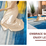 Artistic Swirl Motif in Blue(Blue)