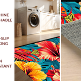 Bold Multicolored Geometric Design(Red)