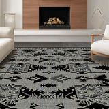 Contemporary Abstract Diamond Composition(Gray)