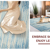 Chic Earthy Wave Scallop Style(Blue)